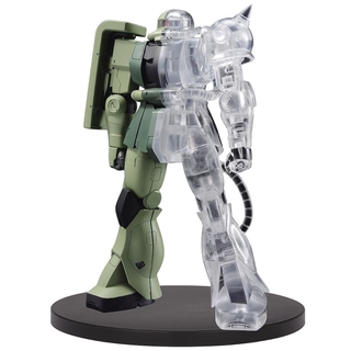 (พร้อมส่ง) BANPRESTO MOBILE SUIT GUNDAM INTERNAL STRUCTURE MS-06F ZAKU II VER. A FIGURE (GREEN / CLEAR) ซาคุ กันดั้ม