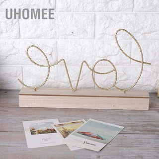 Uhomee โคมไฟ Led รูปตัวอักษรภาษาอังกฤษสําหรับตกแต่งห้องนอนเด็ก