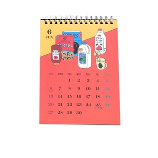 *พร้อมส่ง* 2022 Retro Desk Calendar ปฏิทินตั้งโต๊ะลายเส้นสุดน่ารัก CommaB