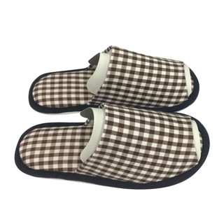 รองเท้าสลิปเปอร์ SELFLE สีน้ำตาลเข้ม SLIPPERS SELFLE DARK BROWN