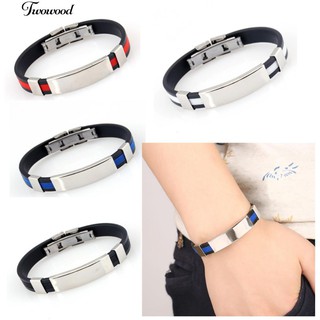 สร้อยข้อมือ ซิลิโคน เครื่องประดับสำหรับผู้ชาย