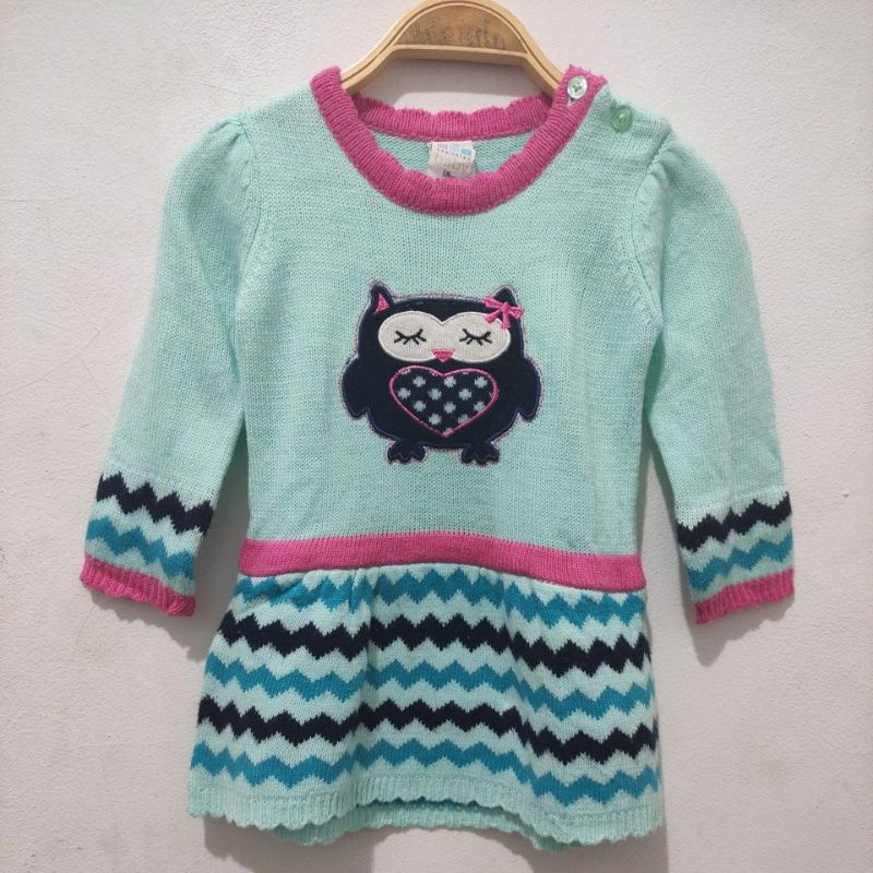 ชุดเดรสถักเด็กแบรนด์ Healthtex ขนาด 18 ม. (พรีออเดอร์)