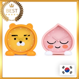 [KAKAO FRIENDS] Low Noise Table Clock│Analog Clock│Interior Accessories│Cacao Clock│Character Table Clock│Cute Interior│Room Decor เอพีช และ ไรอัน