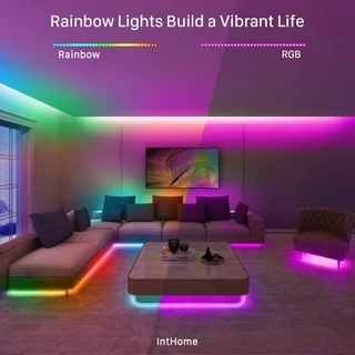 Tuya 🌈 ไฟเส้น ไฟวิ่ง ไฟรุ้ง เกรดพรีเมี่ยม WiFi ARGB RGBIC LED IntLight | เล่นตามเพลงได้
