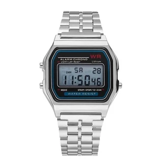 LED Digital Sports Unisex ผู้ชายผู้หญิงสุภาพสตรีนาฬิกาผู้ชายนาฬิกาหญิง