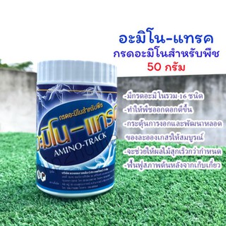 อะมิโนแทรค กรดอะมิโนรวมสำหรับพืชประกอบด้วย Amino Acid 16 ชนิดและสารไซโตไคนินสำหรับพืชผักและผลไม้ทุกชนิด
