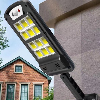 RV169888 ไฟถนนรีโมทคอนโทรล แบตเตอรี่ 9600 mAh (240 LED) Solar lights กันน้ำ 240 LED