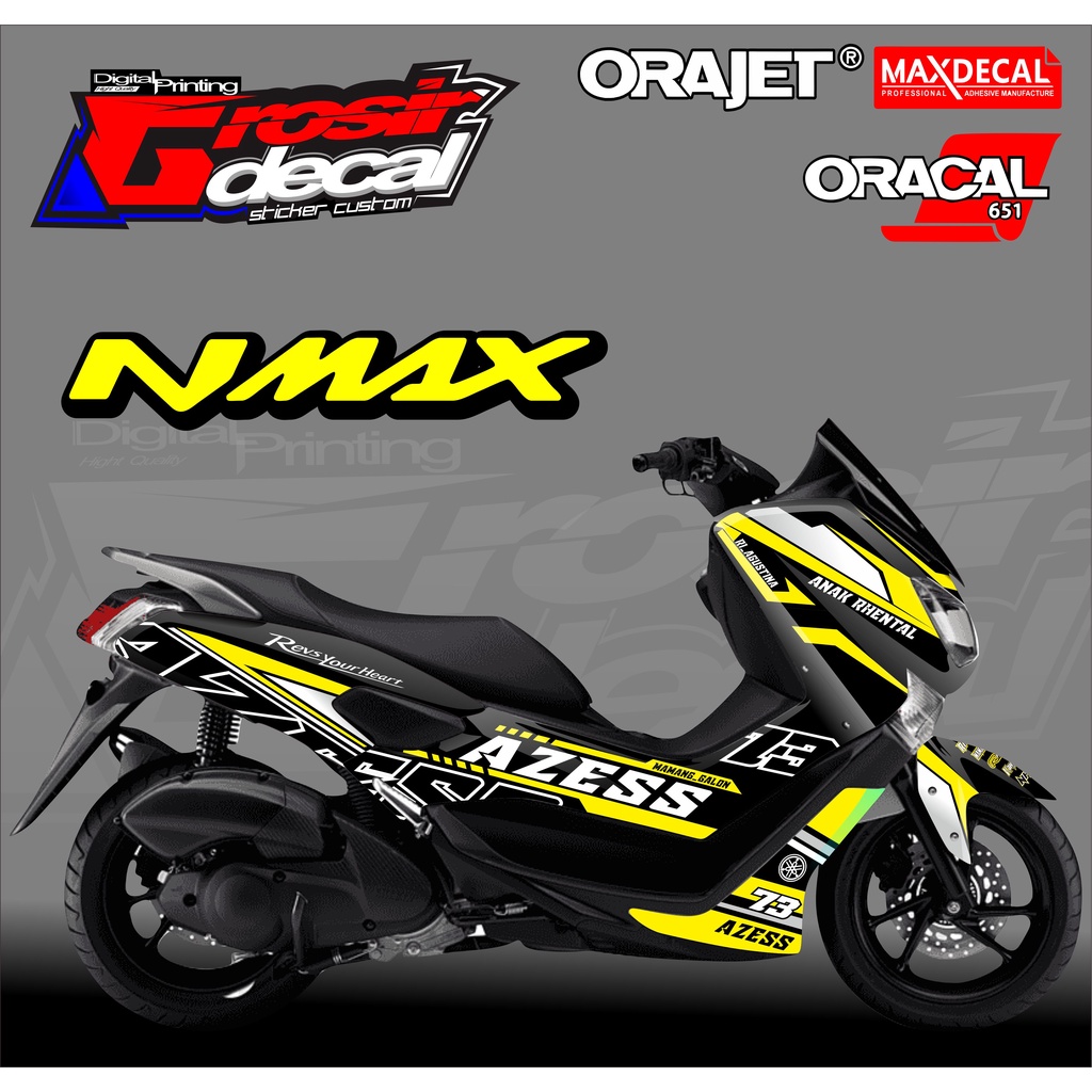 YAMAHA NMAX 155 DECAL YAMAHA NMAX 155 สติ๊กเกอร์ตัวเต็ม