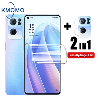 ฟิล์มกันรอย 3 มิติ แบบเต็มจอ OPPO Reno 8T 4G 8z 5G 8 Pro 7 7z 6 6z 5 4 3 2 2z 2F ป้องกันรอยขีดข่วน บางพิเศษ สำหรับ ฟิล์มไฮโดรเจลกันรอย ฟิล์มกระจกกล้อง