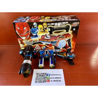 BANDAI : SUPER SENTAI 2012 DX 08 LIOBLASTER SET ลีโอบราสเตอร์ จากขบวนการ GO BUSTER ล๊อตเจแปน พร้อมของแถม 3 ชิ้น