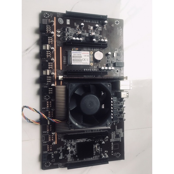 BTC X79x5 motherboard+CPU+Ram+พัดลม