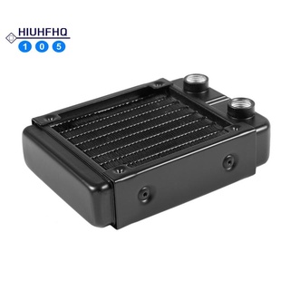 G1/4 หม้อน้ําอลูมิเนียม 90 มม. สําหรับ PC CPU Water Cooling Heatsink สีดํา