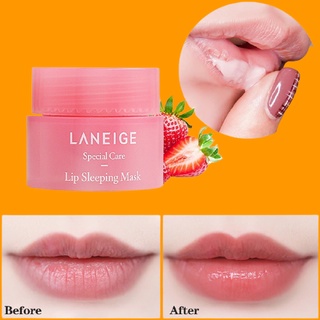 ลิปมาร์ค ลิปมาร์คปากชมพูเกาหลี ลาเนจ LANEIGE Lip Sleeping Mask Berry 3g มาสก์ปากสูตรเนียนนุ่ม กลิ่นเบอร์รี่ ..