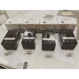 Circuit Breaker TP79 รุ่น 2P ขนาด30A-60A AC220 250V ล้างสต๊อก