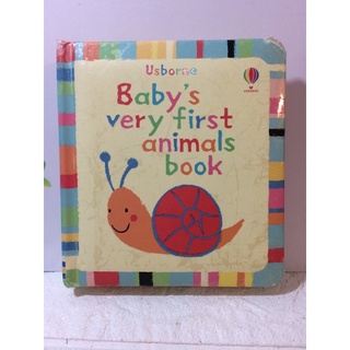 Baby’s very first animals book