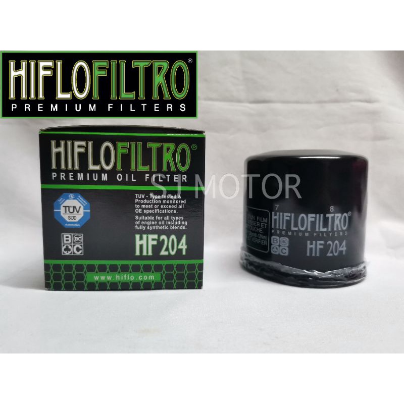 HIFLOFILTRO Premium Oil Filter HF204(HONDA / KAWASAKI / YAMAHA / TRIUMPH )CBR600 CBR900 CBR1000 ER6 