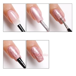 AS สีเจล สีทาเล็บ โทนสีมุกทะเล 9เฉดสี ขวดสีแดง ขนาด 15ml. รหัส APS