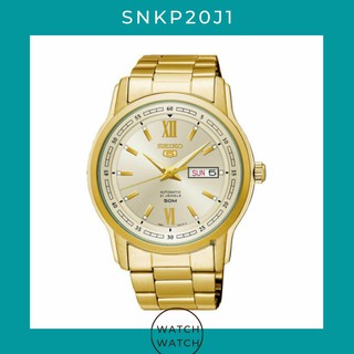 Seiko 5 Automatic Champagne Dial Mens Watch SNKP20J1