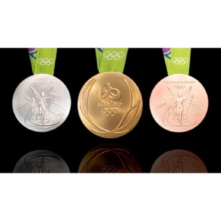 ของที่ระลึก เหรียญทองโอลิมปิก ริโอ 2016 พร้อมริบบิ้น