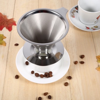 ดริปเปอร์ สแตนเลส กรวยดริปกาแฟ 1-2 ถ้วย Stainless Coffee Dripper