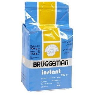 Bruggeman Instant Yeast Blue บรักกี้ยีสต์สีฟ้า สำหรับขนมปังจืด 500g.