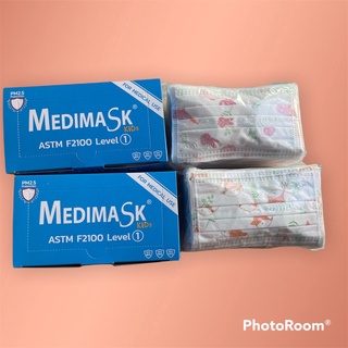 หน้ากากปิดปาก3 ชั้นเด็กโต MEDIMASK KIDS 50 ชิ้น