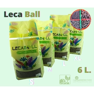 Leca Ball เม็ดดินเผาปั้น เลก้าบอล (ไฮโดรตอน Hydroton) ขนาด 6 ลิตร มี 4 size