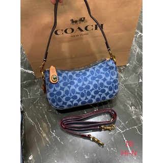 พร้อมส่ง ส่งไว ส่งจากไทย กระเป๋า งานแท้ Outlet Coach ทรงพอช ขนาด 9 นิ้ว coachแท้ กระเป๋าถือ กระเป๋าสะพาย โค้ช