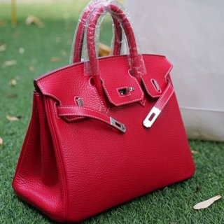 Birkin 25 Silver Hardware (เดินด้ายสีขาว)