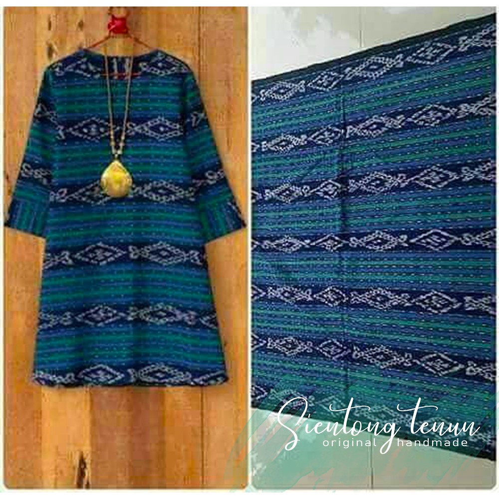 ฟรี SitongTun สร้อยข้อมือชาติพันธุ์ผ้าห่มทอชุด Dres285