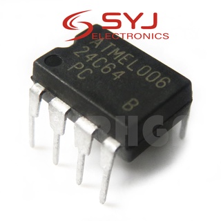 ไอซีหน่วยความจํา AT24C64N AT24C64AN 24C64 24C64AN AT24C64 DIP-8 EEPROM 10 ชิ้น