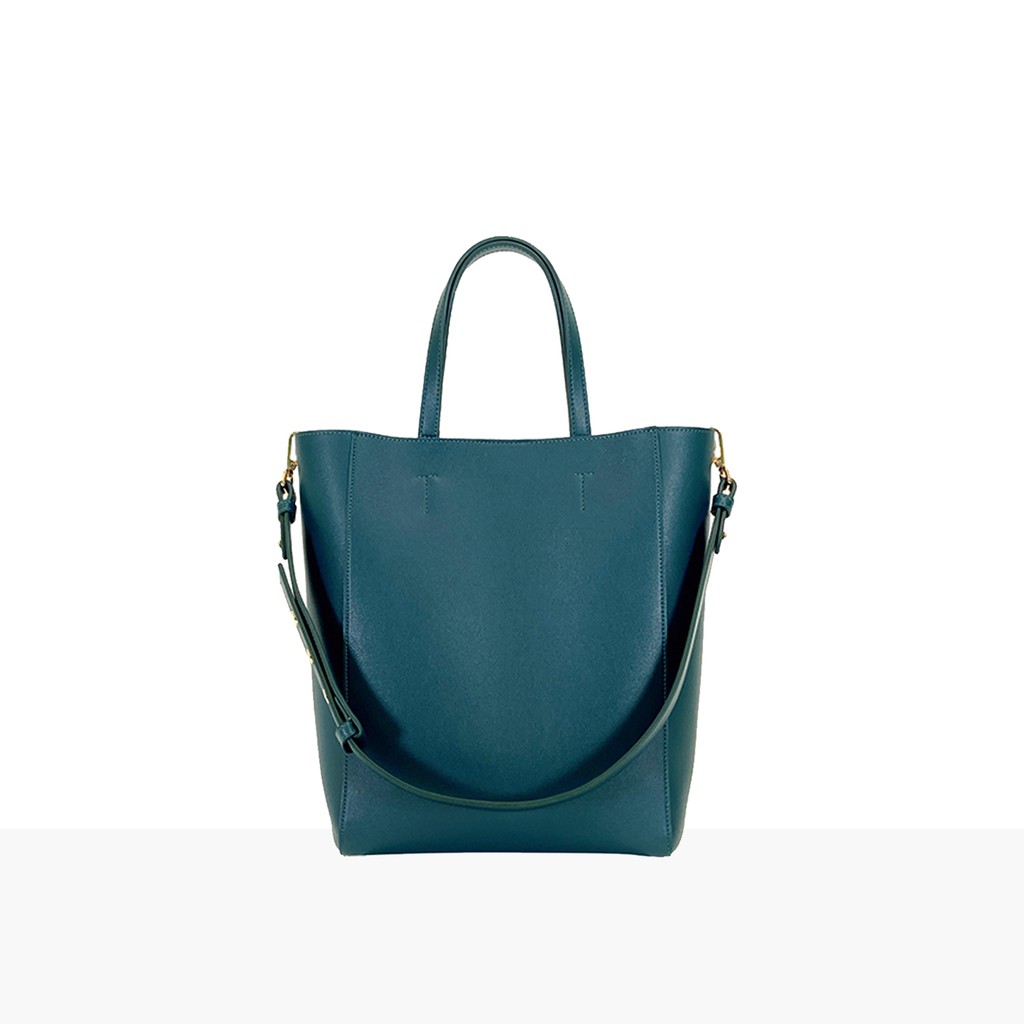 knack.bag -Tote bag size mini รุ่น Everyday-Drak green(สีเขียวเข้ม) กระเป๋าถือกระเป๋าสะพาย