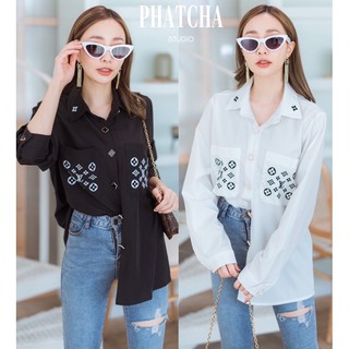💫New💫(พร้อมส่ง) เสื้อเชิ้ต LV MONOGRAM SHIRT (เชิ้ตใส่ทำงาน)