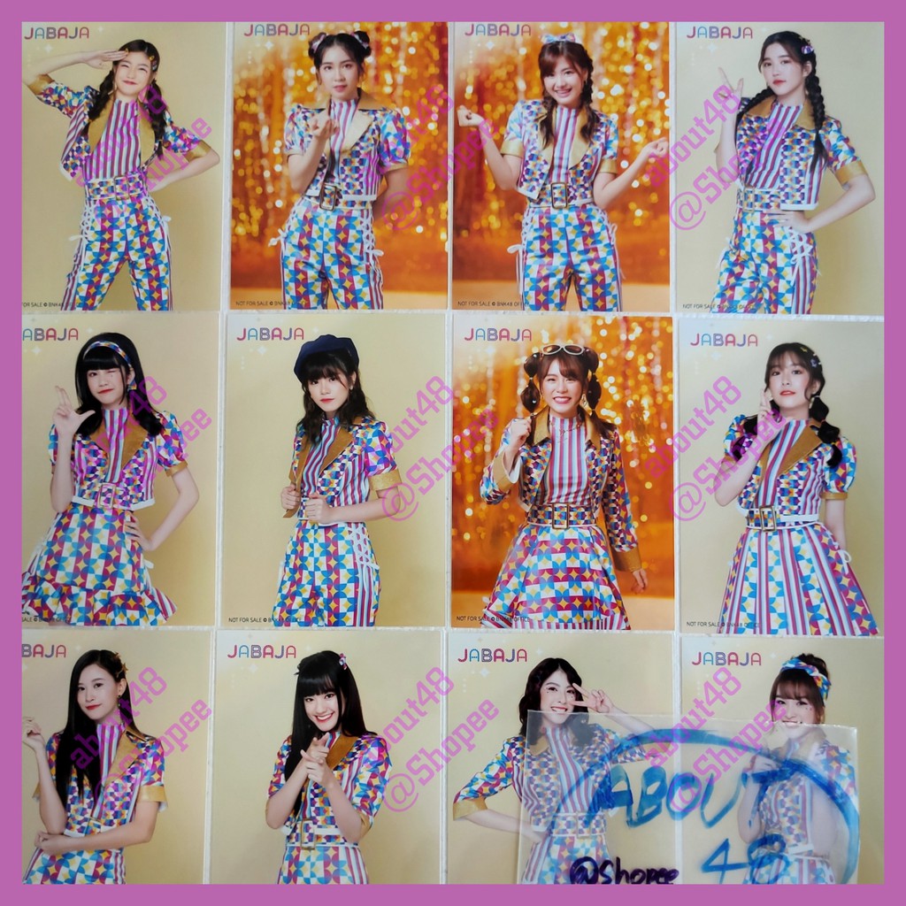 รูปปก จาบาจา รุ่น2 BNK48 อัลบั้ม2 ฟ้อนด์ วี มิวนิค ออม ผักขม เค้ก แพนด้า จีจี้ Bnk Jabaja รูปสุ่ม