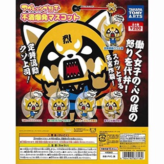 Gashapon Aggressive Retsuko Dissatisfaction Blow Up Mascot กาชาปอง Aggretsuko