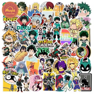 Muya สติกเกอร์ ลายการ์ตูน My Hero Academia กันน้ํา สําหรับเด็ก 100 ชิ้น