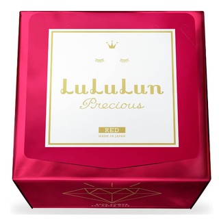 LULULUN PRECIOUS แผ่นมาส์กหน้า ลูลูลุน พรีเชียส เรด เอจจิ้ง แคร์ สูตร สารสกัดรำข้าว และลูกพลัม บรรจุ 32 แผ่น / LULULUN P