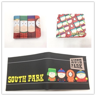 กระเป๋าสตางค์ หนัง ซิลิโคน ใบสั้น ลายการ์ตูนอนิเมะ South Park สําหรับผู้ชาย และผู้หญิง