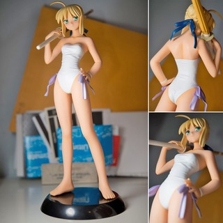 Model Figure งานแท้ Original Fate Grand Order เฟท แกรนด์ออเดอร์ มหาสงครามจอกศักดิ์สิทธิ์ Saber เซเบอร์ ชุดว่ายน้ำ