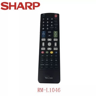 ใหม่ รีโมตคอนโทรล RM-L1046 แบบเปลี่ยน สําหรับ Sharp LCD LED TV Fernbedienung 90%