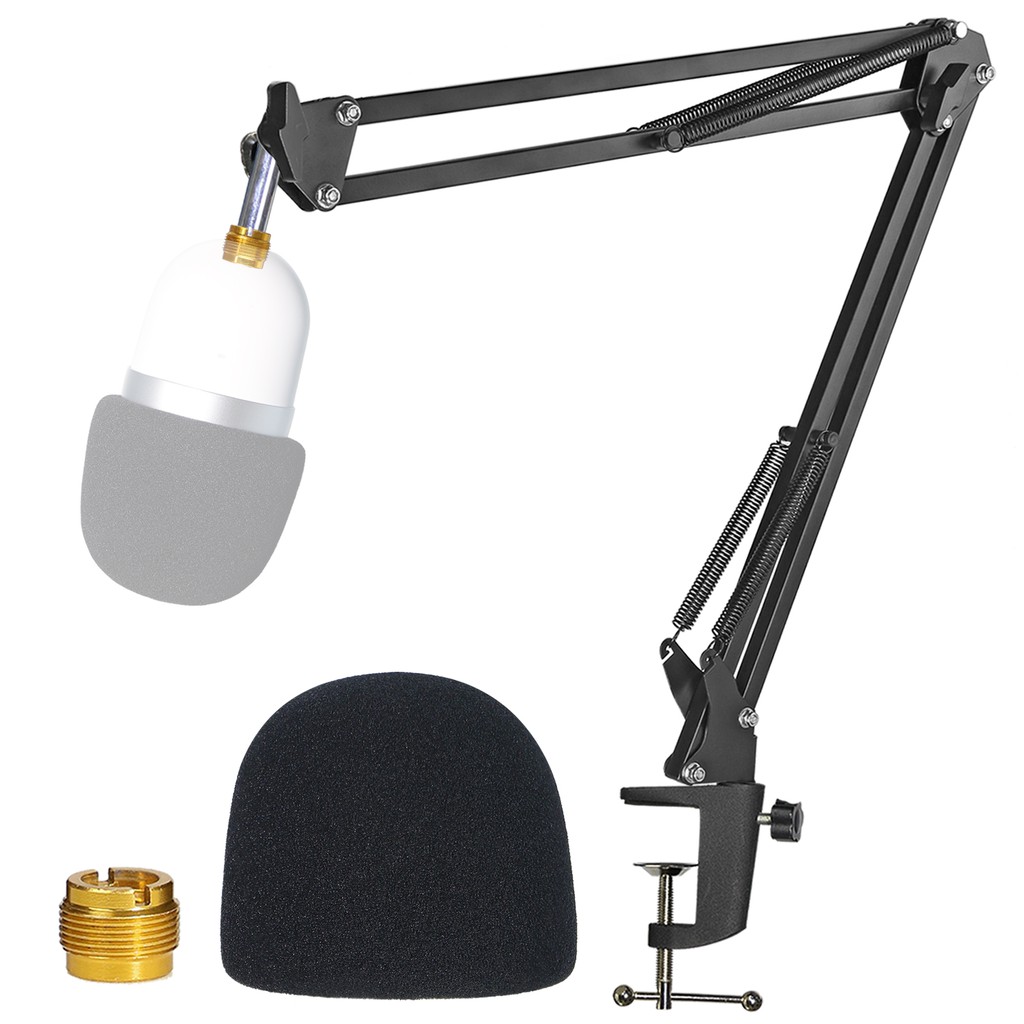 Razer Seiren Mini mikrofon Boom Arm พร้อม Pop Filter -Razer mini Mic Stand พร้อมโฟมฝาครอบกระจกใช้งาน