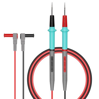 เข็มเหล็กชุบทองวัสดุซิลิโคน 20A 1000V โพรบทดสอบขาพินสำหรับมัลติมิเตอร์ Test Lead Test Probe