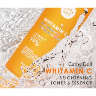 Cathy Doll ไวท์ทามินซีไบรท์เทนนิ่งโทนเนอร์แอนด์เอสเซนต์ 300ml