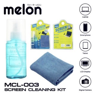 น้ำยาทำความสะอาดหน้าจอพร้อมผ้าเช็ด MELON MCL-003