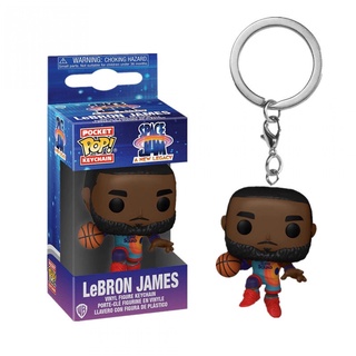 Funko Pop! พวงกุญแจ โมเดลตุ๊กตา Space Jam A New Legacy NBA Lebron James ของเล่นสําหรับเด็ก