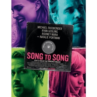 DVD เสียงของเพลงส่งถึงเธอ Song to Song : 2017 #หนังฝรั่ง (ดูพากย์ไทยได้-ซับไทยได้) - โรแมนติก ดราม่า