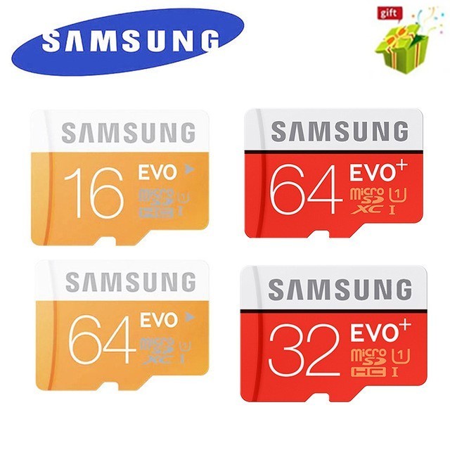 New Samsung Micro SD Card 256GB 128GB 32GB 64GB 16GB Micro SDXC C10 Memory Card