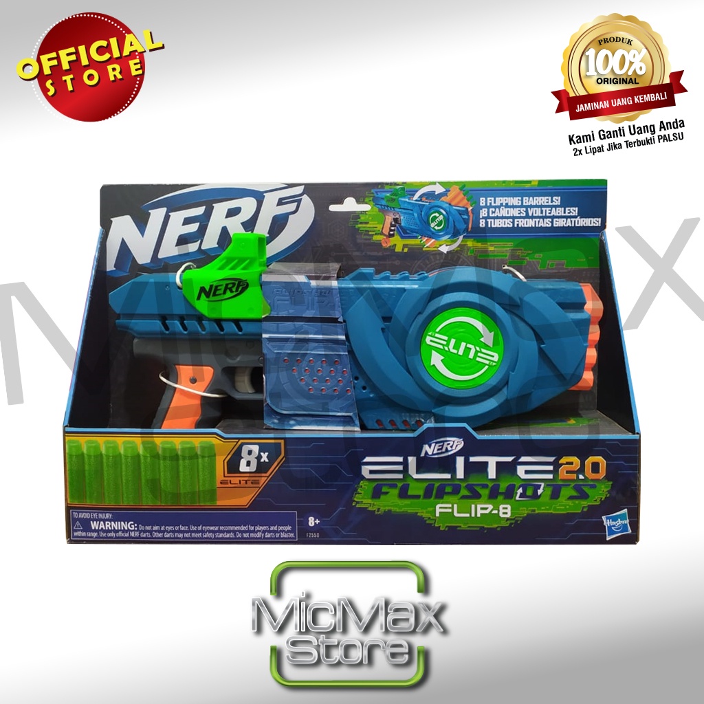 Nerf Elite 2.0 Flipshots Flip-8 Blaster Original F2550