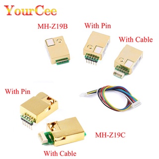 Mh-z19 MH-Z19B โมดูลเซนเซอร์อินฟราเรด CO2 MH-Z19C สําหรับมอนิเตอร์ CO2 0-5000ppm MH Z19B NDIR