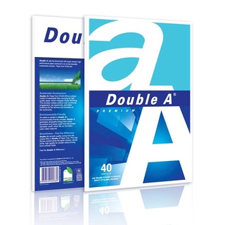 DOUBLE A กระดาษถ่ายเอกสาร 80 แกรม 40 แผ่น